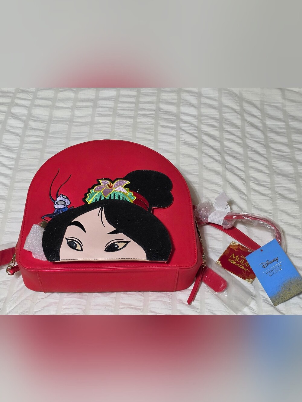 Danielle Nicole Disney Mulan Red Mini Backpack New With Tags